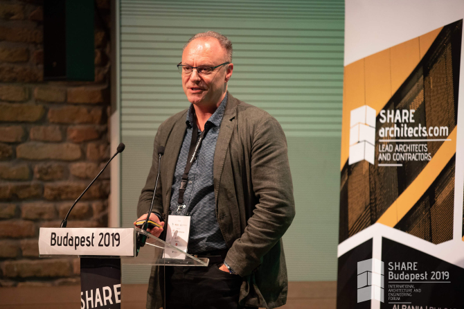 James Pickard speaks at SHARE Architects Conference 2019
