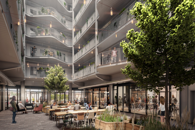 Sheffield: 100-home co-living scheme nears completion