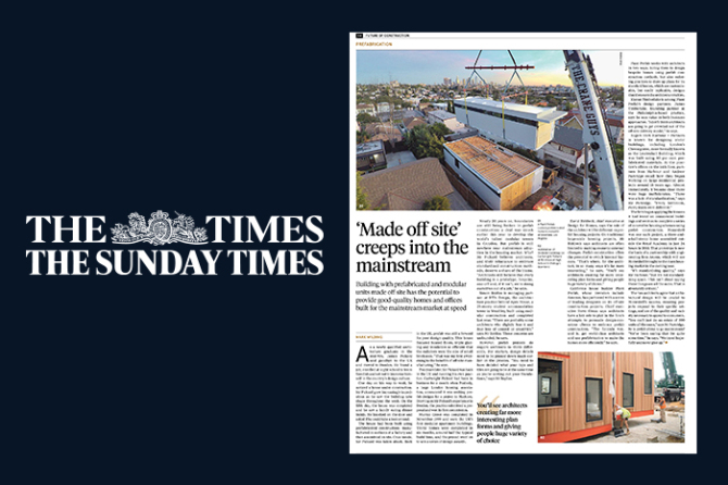 The Times: Future of Construction Report