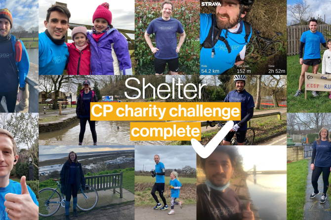CP Charity Challenge raises over £2,000 for Shelter